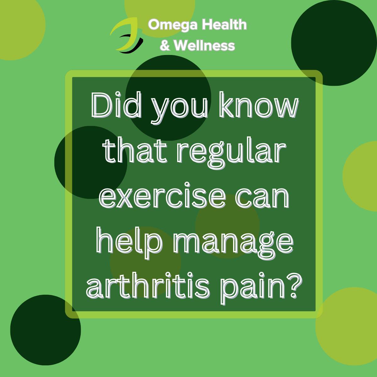 Exercise Tips for Managing Arthritis Pain!